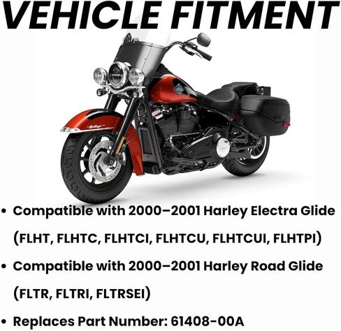 Fuel Check Valve Compatible with 2000-2001 Harley Touring Electra Glide/Ultra Glide/Road Glide EFI Replace # 61408-00A in Kuwait