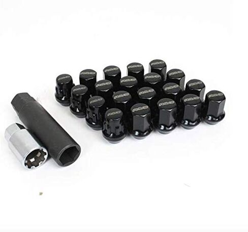 Rays 17HEX Rock & amp; nut set (for 4 holes) M12 × 1.25 Black 74082000003BK in Kuwait