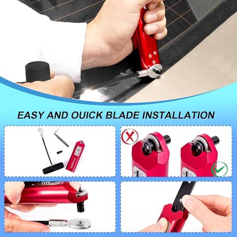 Windshield Broach Blades, Four Blades of Different Specifications, Reusable Blades in Saudi Arabia