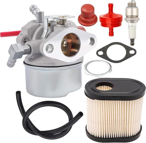 مكربن ​​متوافق مع الحرفي تيكومسيه 5hp 4.5hp 5.5hp 6.0hp 6.5hp 6.75hp موديل 640350 640303 640262 640271 640172 يناسب Lawnboy Toro 22 بوصة مكربن ​​جزازة العشب in Kuwait