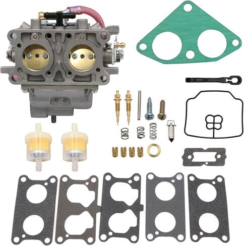 طقم إصلاح المكربن ​​Priprilod 15004-1048 متوافق مع محرك Kawasaki FD620D-RS24 يتضمن الحشايا والأغشية والنفاثات والأجهزة لسلسلة FD620D-V وFD620D-RS in Kuwait