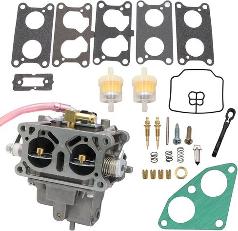 طقم إصلاح المكربن ​​Priprilod 15004-1048 متوافق مع محرك Kawasaki FD620D-RS24 يتضمن الحشايا والأغشية والنفاثات والأجهزة لسلسلة FD620D-V وFD620D-RS in Kuwait