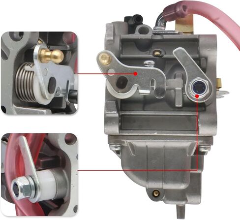 طقم إصلاح المكربن ​​Priprilod 15004-1048 متوافق مع محرك Kawasaki FD620D-RS24 يتضمن الحشايا والأغشية والنفاثات والأجهزة لسلسلة FD620D-V وFD620D-RS in Kuwait