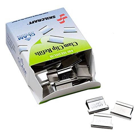 AbilityOne® - NSN3174228 - Clam Clip® Dispenser Refill - Medium - Stainless Steel in Kuwait