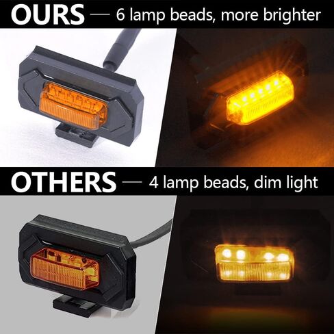 Kingory 4pcs Raptor LED Light Upgrade For 2020 2021 Tacoma OEM Grill,For 2022 Tacoma grille lights LED Grill Lights Compatible With TRD Off Road and Sport OEM Grille（Yellow Shell Amber Light） in Kuwait