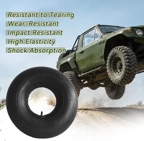 2-Pack 19x7-8 Inner Tube, Straight Valve Stem - Compatible with 19x7.00-8, 20x7-8 for Lawn and Garden Tractors, Wheelbarrows, ATVs, Go Karts in Kuwait