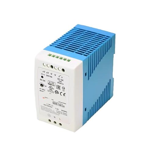 1 قطعة MDR-100 MDR-100-24 24 فولت 4A 96 واط نوع السكك الحديدية الناتج واحد مصدر الطاقة الصناعية in Saudi Arabia