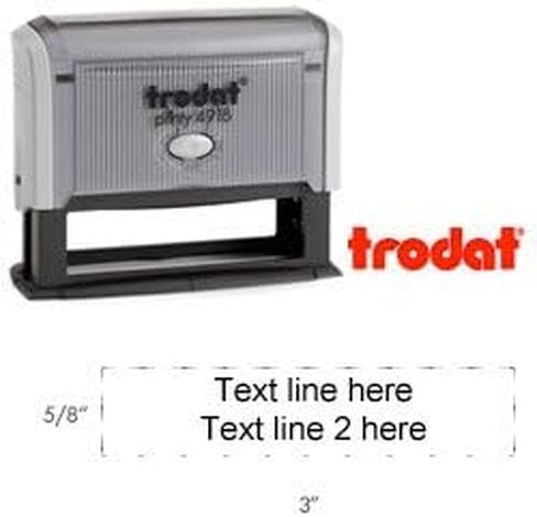 Trodat 4918 - Wide Custom Stamp in Saudi Arabia