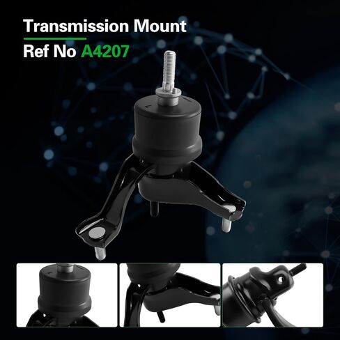 Engine Motor Mount and Transmission Mount kit Compatible with 2001-2003 Highlander 3.0L V6 AWD Engine,Replace OE A42076 A4287 A4206 A4207 4PCS in Saudi Arabia