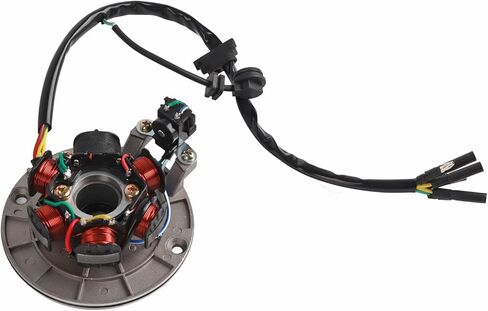 Magneto Stator, 114.81mm/4.5in Magneto Stator Plate Replacement Compatible with YX 140cc Kick Start Engine Pit PRO Trail Dirt Bike in Kuwait