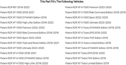 وصلة استقبال TUSK لـ Polaris RZR XP 1000 Premium 2022-2024 in Saudi Arabia