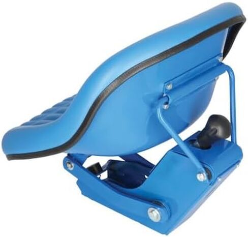 All States Seat Assembly, Vinyl, Blue - Ford Construction & Industrial, Tractor Seat - Universal Fit - Blue in Kuwait