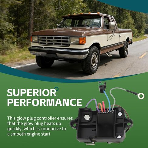 E7TZ-12B533-A مرحل وحدة تحكم توهج متوافق مع سلسلة F 250 350 FSD E250 E350 7.3L IDI ديزل RX 1987-1994 استبدال FOTZ-12B533-A DRX01001 DRX-01001 in Saudi Arabia