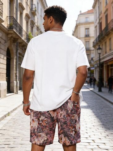 Men's Casual Shorts, Quick-Dry Streetwear Shorts for Men, Machine Washable, Outdoor & Vacation in Saudi Arabia