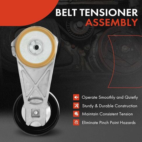 مجموعة شد الحزام الممتازة مع بكرة متوافقة مع Ford F-250 F-350 F-450 F-550 Super Duty 2003-2007 E-350 E-450 Super Duty 2004-2010 V8 6.0L، استبدال # 3C2Z6B209BA in Saudi Arabia