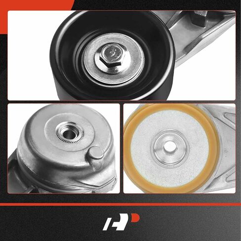 مجموعة شد الحزام الممتازة مع بكرة متوافقة مع Ford F-250 F-350 F-450 F-550 Super Duty 2003-2007 E-350 E-450 Super Duty 2004-2010 V8 6.0L، استبدال # 3C2Z6B209BA in Saudi Arabia