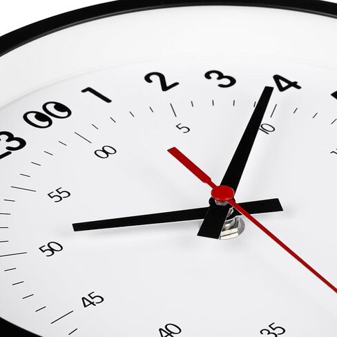 JoFomp 24 Hour Wall Clocks Battery Operated, 8 Inch Small Wall Clocks for Living Room Decor, Modern Wall Clock for Bedroom, Analog Military Time Clock with Second Hand, Kitchen Wall Clock Decorative in Kuwait