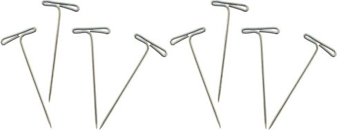 The Beadsmith T-pins, 1 inch (27mm), Stainless Steel, 75 pins in a Plastic Box, Ideal for Wigs, Macrame and Sewing, Use for Blocking, Knitting, Modelling and Crafts in Saudi Arabia