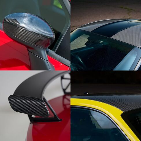 غلاف فينيل من ألياف الكربون ثلاثي الأبعاد مقاس 12 بوصة × 60 بوصة، لفة فيلم تغليف السيارة للاستخدام بنفسك، فيلم تغليف خارجي وداخلي تلقائي، ملصق ذاتي اللصق للدراجات النارية والشاحنات والكمبيوتر المحمول (وردي) in Kuwait