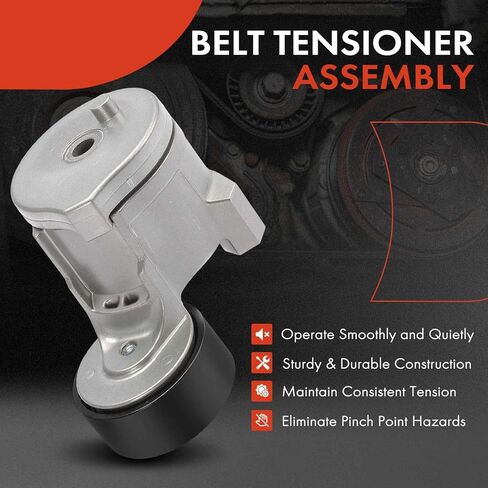 A-Premium Belt Tensioner Assembly with Pulley Compatible with Hyundai Sonata 2020-2023, Santa Fe 2021-2023, Tucson 2022-2024, Santa Cruz 2022-2024 & Kia Sorento 2021-2023, Sportage 2023-2024, K5, 2.5L in Saudi Arabia