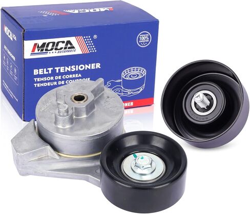MPLUS Belt Tensioner & Idler Pulley fits 2006-2011 for Buick Lucerne 4.6L, For Cadillac 1998-2005 DeVille 4.6L, 2006-2011 DTS 4.6L, 1998-2002 Eldorado 4.6L, 1998-2004 Seville 4.6L in Saudi Arabia