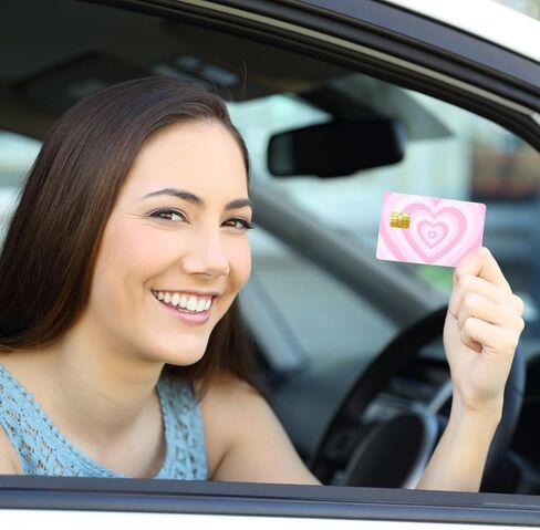 4 قطع من جلد بطاقة الائتمان، ملصق بطاقة الائتمان رفيع مقاوم للماء وقابل للإزالة من الفينيل الوردي على شكل فيونكة لهدايا الخصم لمفتاح النقل للنساء (4 أنماط) in Saudi Arabia