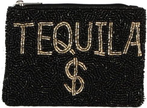 Ladies' TEQUILA $ Beaded Coin Purse in Saudi Arabia