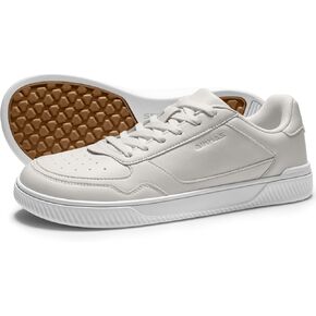 أحذية حافي القدمين للرجال | أحذية رياضية ذات مقدمة واسعة وبسيطة | حذاء مشي كاجوال من الجلد النباتي زيرو دروب in Kuwait