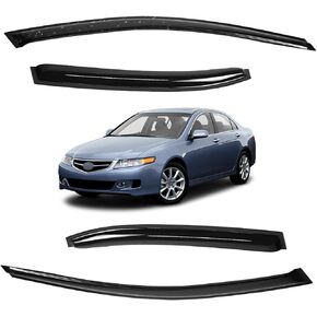 in-Channel Window Visors for Chevy Tahoe SUV 2007 2008 2009 2010 2011 2012 2013 2014 Wind Deflector Sun Rain Guard Vent Weather Shields, Tape-on, Smoke, 4Pcs in Kuwait