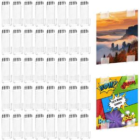 48 Pcs Comic Book Wall Display Clear Floating Display Shelves Comic Book Frame Holder, Invisible, No Screws Self Adhesive in Kuwait