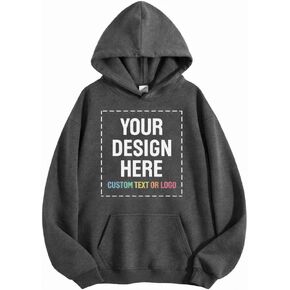 Maydear Custom Hoodie for Men & Women – Unisex Pullover Sweatshirt Personalized with Photo, Logo or Text in Kuwait
