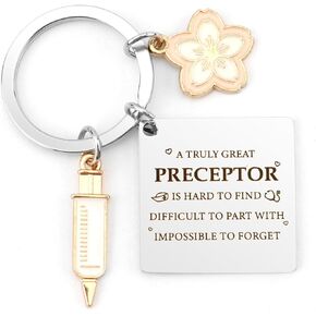 Best Nurse Preceptor Gifts Thank You Appreciation Nursing Preceptor Gifts Nurses Week Keychain Key Chain Ring Keyring Valentines Day Gift Mothers Day Christmas Gift Stocking Stuffers Birthday Presents in Kuwait