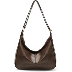 Slouchy Vegan Leather Shoulder Bag for Women,Trendy Soft Crossbody Hobo Bags,Stylish Everyday Tote Purses Handbags in Saudi Arabia