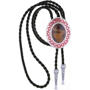 HUABOLA CALYN Bolo tie for Men Women, Native American Leather Necktie Western Cowboy Bola Tie in Kuwait