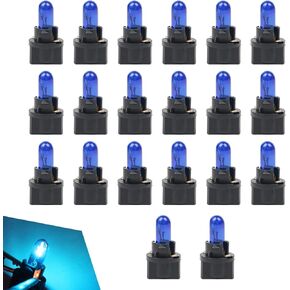 20PCS T5 17 57 86 Halogen Instrument Cluster Bulbs, 12V Dash Light Bulbs, Automotive Replacement Gauge Cluster Panel Bulb, T5 Halogen Light Bulb Gauge dashboard lights for Most Car (Amber) in Kuwait