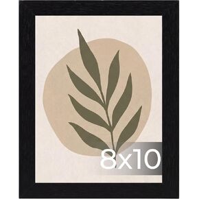 إطار صورة Giftgarden مقاس 8 × 10 أسود، إطارات صور عريضة مقاس 8 × 10 مع خشب هندسي لعرض الحائط والطاولة، عبوة واحدة in Kuwait