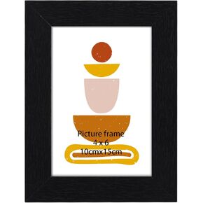 إطار صورة Giftgarden مقاس 8 × 10 أسود، إطارات صور عريضة مقاس 8 × 10 مع خشب هندسي لعرض الحائط والطاولة، عبوة واحدة in Kuwait