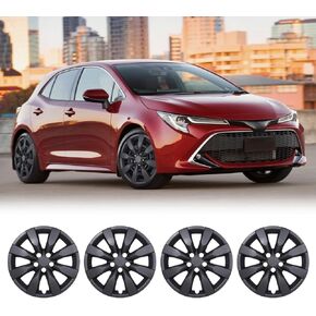 16" Hubcaps Wheel Rim Cover Fit for 2009-2026 Toyota Corolla / 2023-2026 Corolla Hybrid LE / 2009-2014 Toyota Matrix, R16 Hub Caps Set of 4, ABS & PP Material, Matte Black in Kuwait