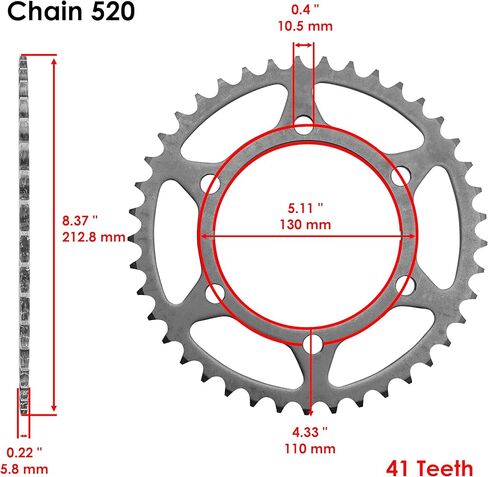 Caltric O-Ring Blue Drive Chain & Sprockets Kit Compatible with Kawasaki Ex500 Ex-500 Ninja 500 500R 1994-2009 in Saudi Arabia