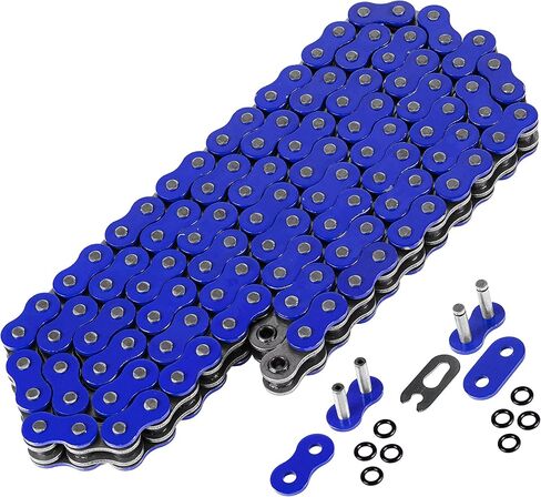 Caltric O-Ring Blue Drive Chain & Sprockets Kit Compatible with Kawasaki Ex500 Ex-500 Ninja 500 500R 1994-2009 in Saudi Arabia