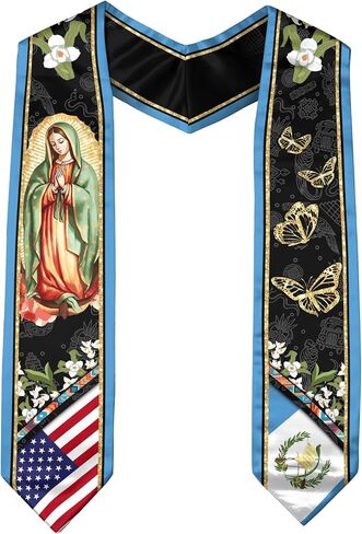CHIARA CONTI11 Guatemalan American Flag Sash 2026, Guatemalan Graduation Sash, Guatemala Graduation Stole 2026 in Saudi Arabia