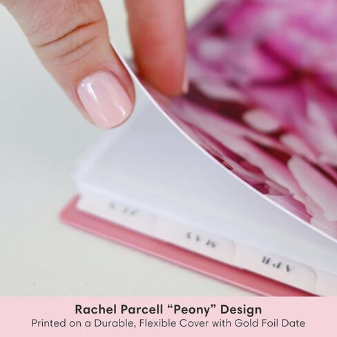 Blue Sky Rachel Parcell 2026-2027 Weekly and Monthly Academic Year Planner Calendar, July 2026 - June 2027, 8.5" x 11", Flexible Cover, Wirebound, Laminated Tabs, Storage Pocket, Includes Stickers, Peony in Saudi Arabia