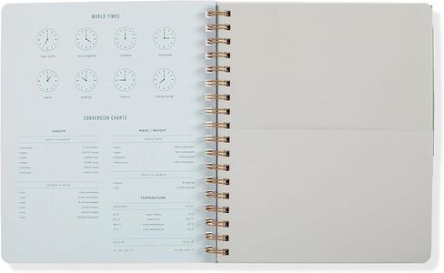 Fringe Studio Paper Cover Non-Dated Monthly Planner with Pocket and Tab Dividers, "UTILITY MONTHLY", Approx. 8"w x 9.5"h, 160 Pg, Utility Collection (879PA003FSC) in Saudi Arabia
