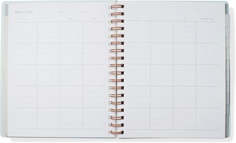 Fringe Studio Paper Cover Non-Dated Monthly Planner with Pocket and Tab Dividers, "UTILITY MONTHLY", Approx. 8"w x 9.5"h, 160 Pg, Utility Collection (879PA003FSC) in Saudi Arabia