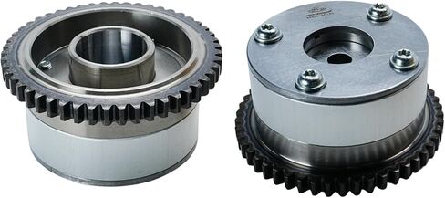 Intake Camshaft Sprocket Gear Sprockets Adjuster CVVT Compatible with Hyundai Kia Santa Fe Sorento Azera Replace 24350-3C100 2 Pack in Saudi Arabia