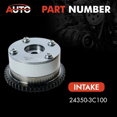 Intake Camshaft Sprocket Gear Sprockets Adjuster CVVT Compatible with Hyundai Kia Santa Fe Sorento Azera Replace 24350-3C100 2 Pack in Saudi Arabia