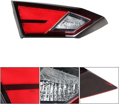 labwork Left Side Inner Tail Light Replacement for Nissan Altima 2019-2022 Tail Lamp Assembly Halogen Type LH Driver Side 265456CA0A NI2802119 in Kuwait