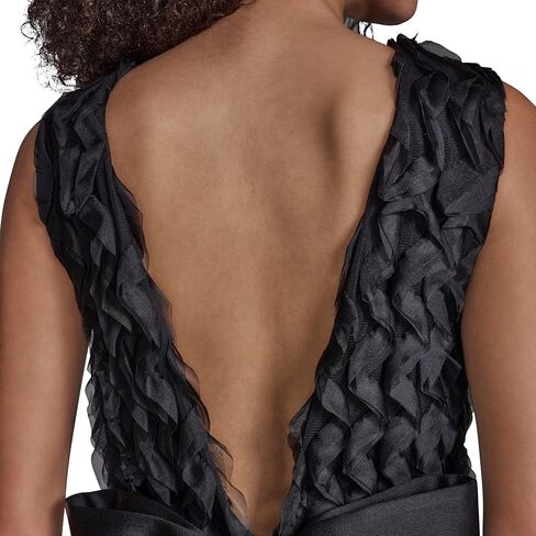 BCBG Women's Sleeveless Round Neck Organza Back Shift A-line Dress in Kuwait