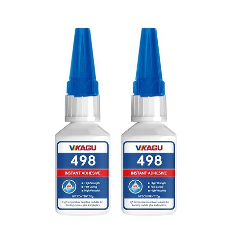 401 Super Glue Instant Adhesive Clear 20g for Plastic Wood Metal Rubber Leather 2 Bottles in Saudi Arabia