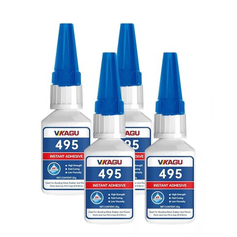 401 Super Glue Instant Adhesive Clear 20g for Plastic Wood Metal Rubber Leather 2 Bottles in Saudi Arabia